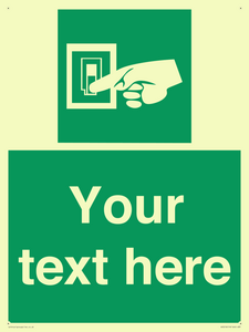 Custom Light Switch Sign